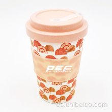 Taza de café de fibra de bambú ecológica